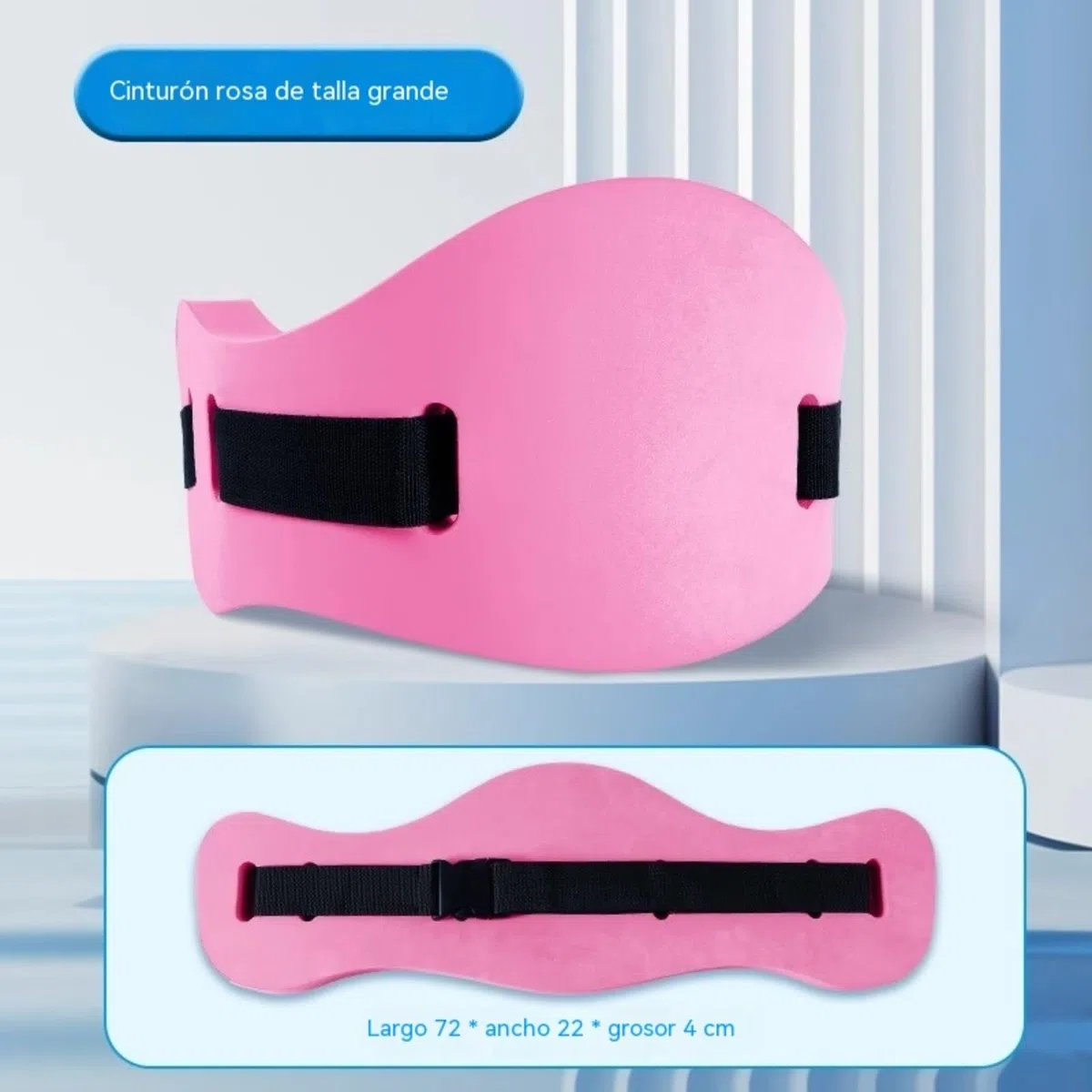 Swimming Training Belts for Water Aerobics EVA Foam Adjustable Swim Belt with Fixing Straps Waist Belts for Adults Pool Fitness and