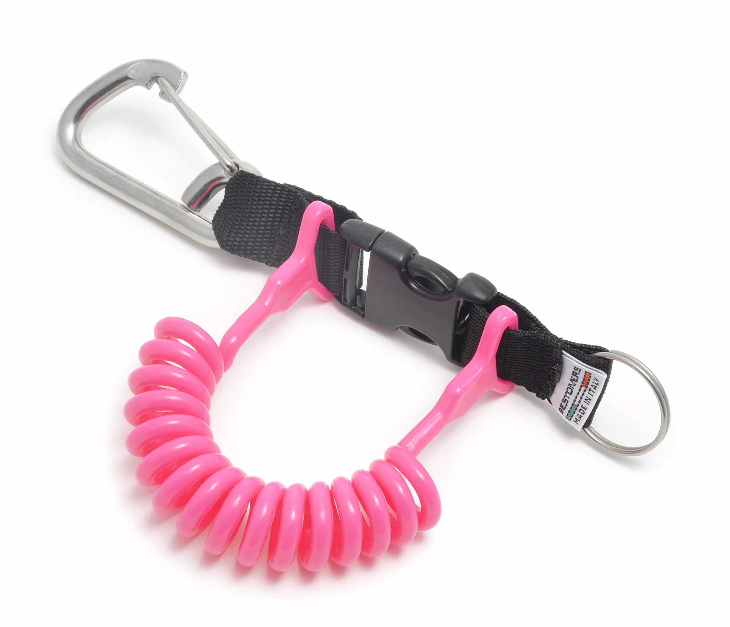 Best divers Clip Extensible Color Strong Fucsia Espiral ø30x6 mm, Unisex Adulto