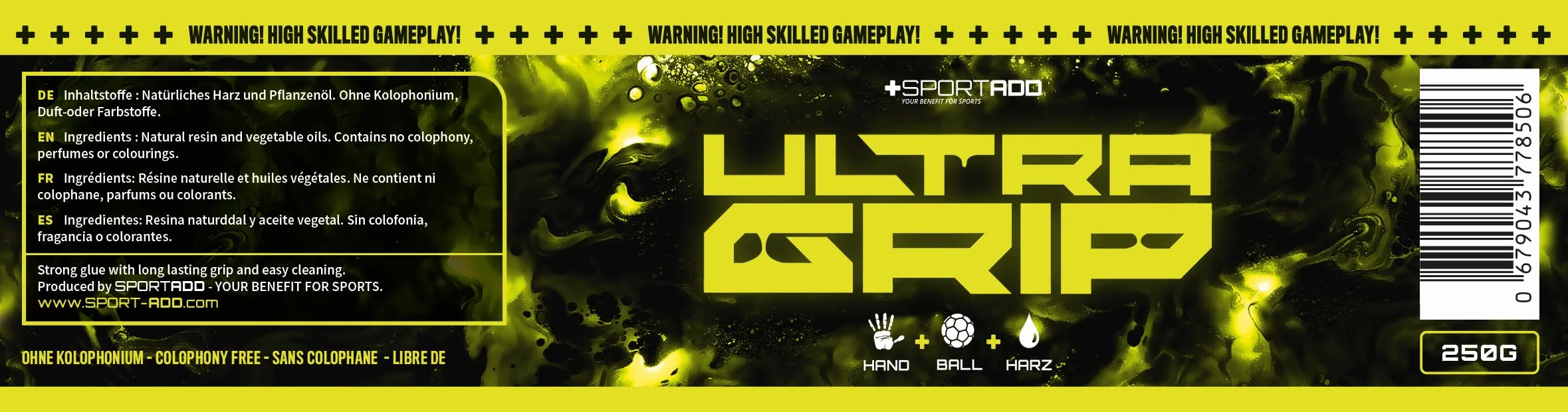 Ultra Grip Resina para Balonmano
