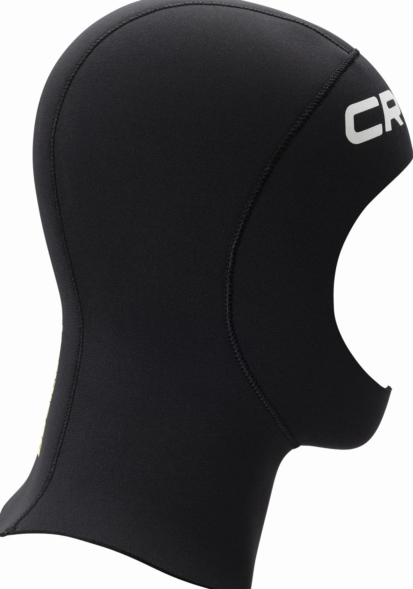 CRESSI Resilient Hood 3mm - Capucha Unisex con Cuello Redondo en Neopreno de Doble Forro Negro de 3mm, Ideal para Buceo, Snorkel y Deportes Acuático