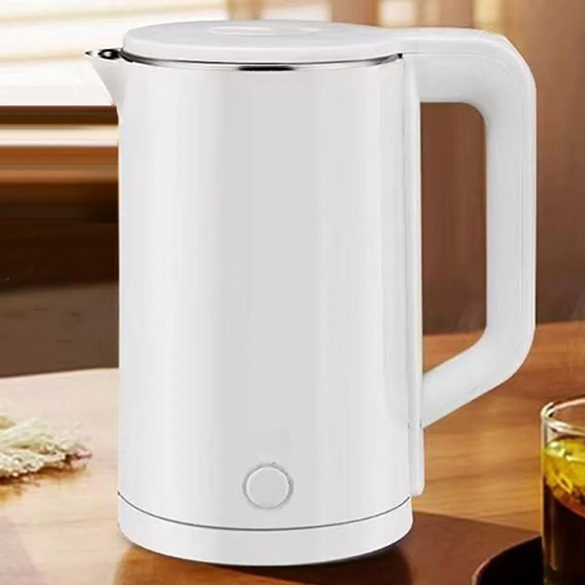 Hervidor de agua de acero inoxidable, de acero inoxidable - 2.3L Hervidor eléctrico doméstico AUTOMÁTICO APAGADO | de control de temperatura de la caldera de agua rápida portátil para hervir