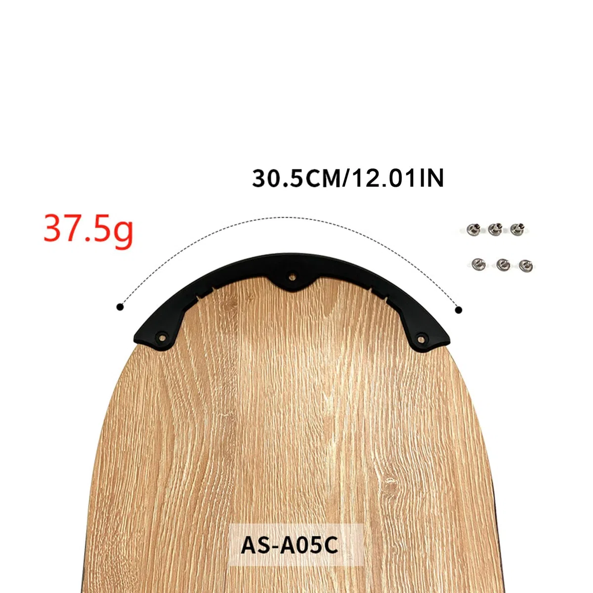 Tira de snowboard anticolisión, barra de protección flexible para tabla de snowboard, protector de nariz para longboard negro, cubierta de cubierta de patineta para jóvenes y principiantes