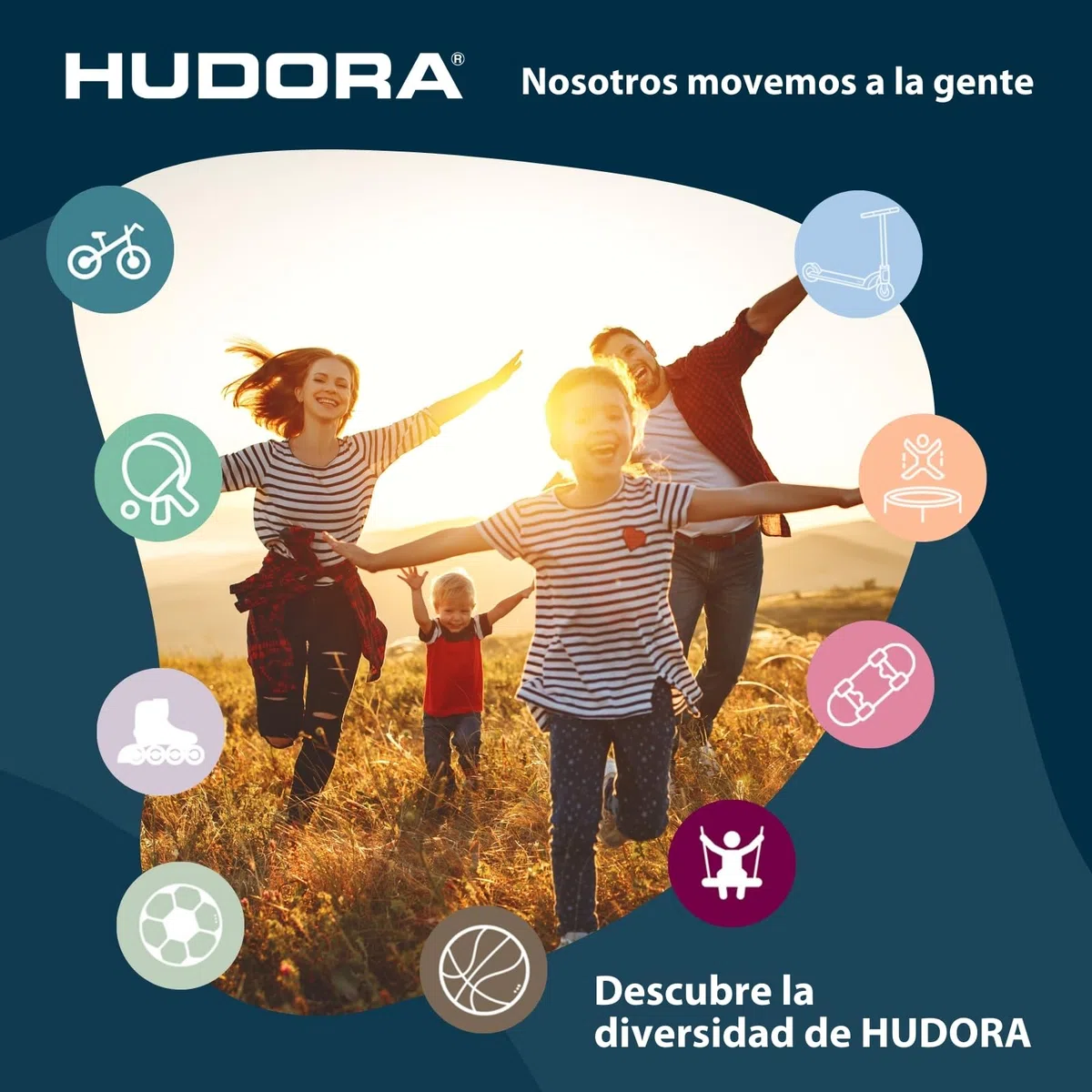 HUDORA Baloncesto tamaño 7 Naranja, sin inflar - Baloncesto de Goma para Interiores y Exteriores para niños, jóvenes y Adultos - Baloncesto de Goma Natural para Principiantes y avanzados