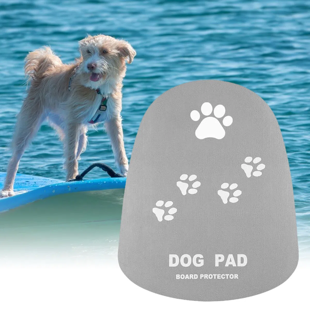 Alfombrilla De Tracción Para Perros Para Kayak - Base de Agarre para Tabla de Paddle sin Deslizamiento,Suministros de Seguridad Impermeables para Tabla de Paddle Surf en Deportes Acuáticos y Aventuras
