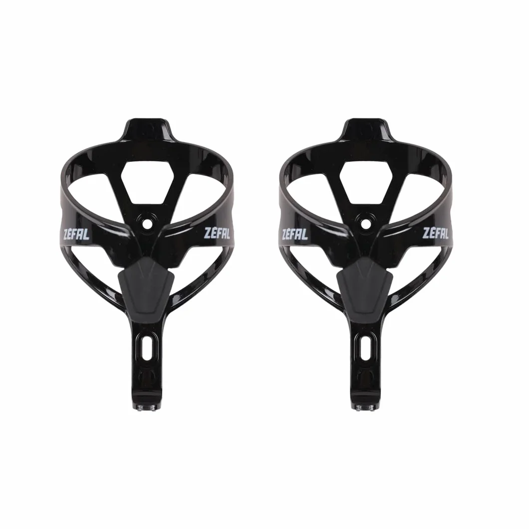 ZEFAL Pack Pulse A2 – Pack de Dos Portabidones Bicicleta Ligeros – Portabotellas MTB y Bicicleta de Carretera - Resistente y Duradero, 26 g Cada Portabidon Bicicleta - Negro