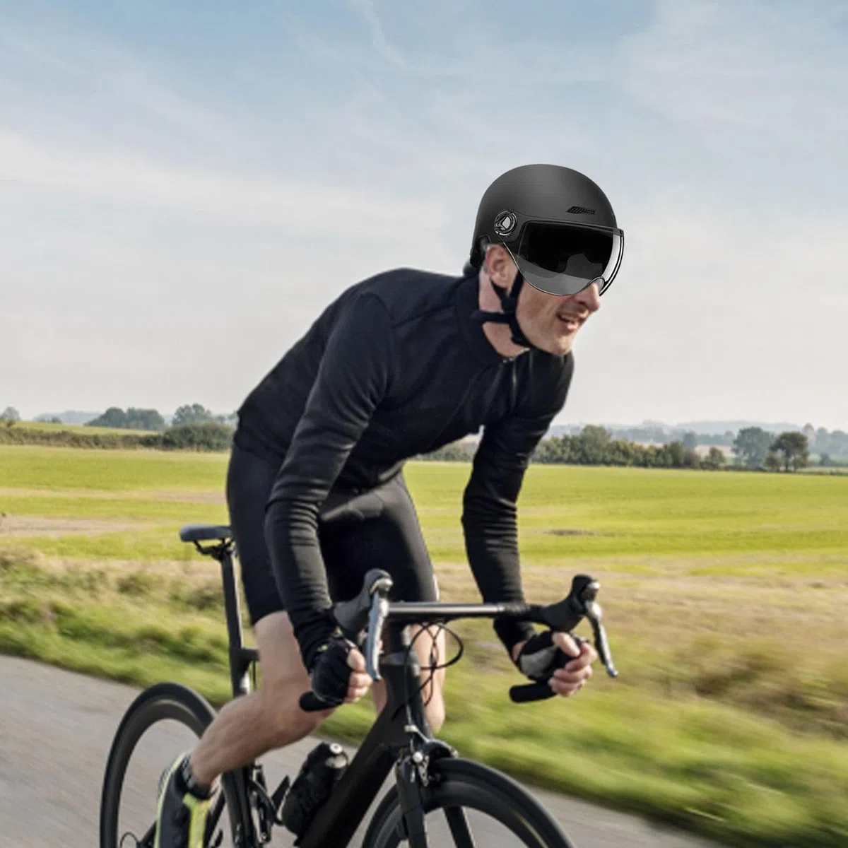 Cascos De Scooter, Casco de Moto para Hombres y Mujeres, Casco De Bicicleta De Montaña, Casco de Patinete eléctrico, Cascos para Adultos, Equipo protección para Escalada y Patinaje