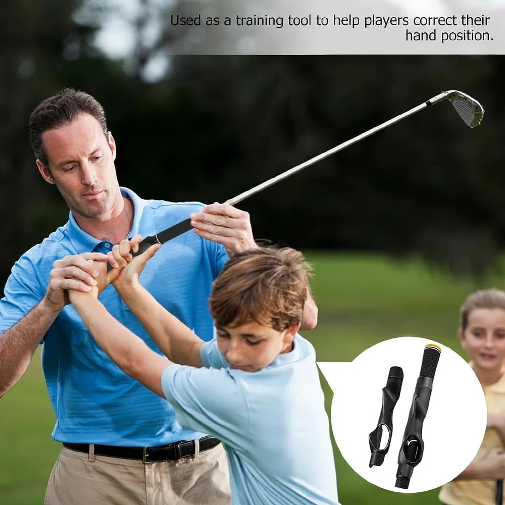 Entrenador de Grip de Golf, Grip de entrenamiento de golf, Golf Grip Training Aid, Entrenador de swing de golf, Golf Swing Training Aid Banda de brazo Swing Postura Corrección Práctica Alineación