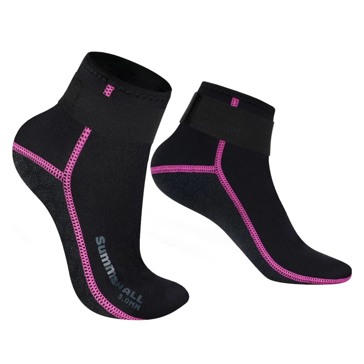 Calcetines Neopreno, Hombres Mujeres 3MM Calcetines de Neopreno Escarpines Calcetines de Buceo para y Deportes Acuáticos