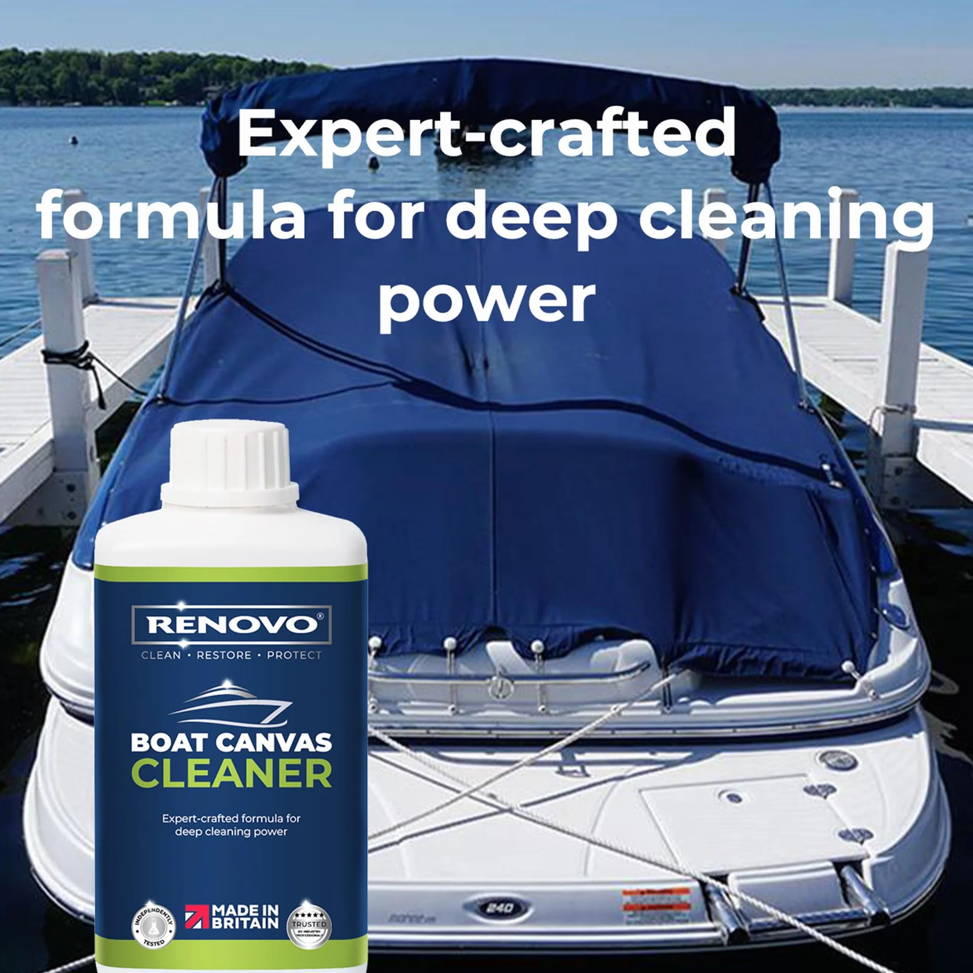 Renovo Limpiador de Lona para Barcos, Neutro, 500 ml