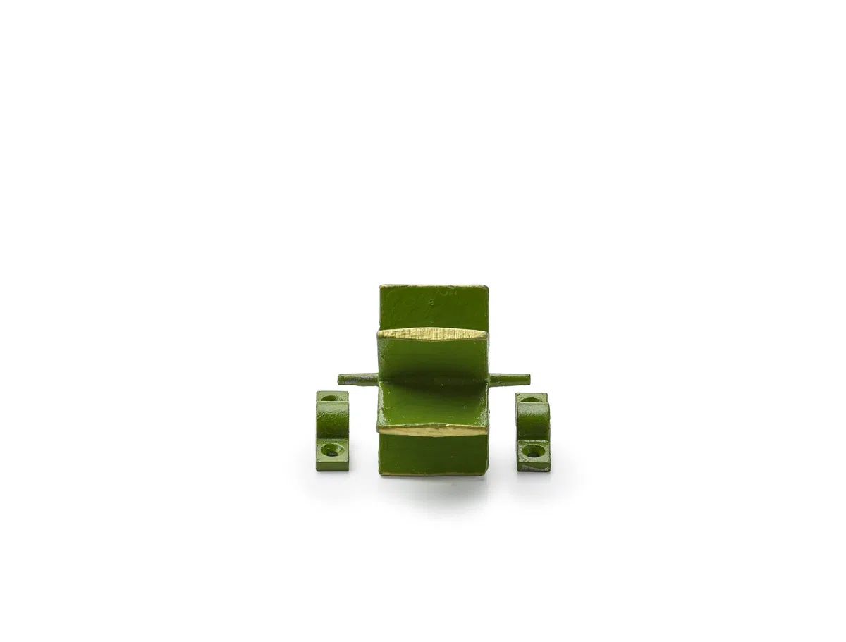 EVC Molinete de Acero Inoxidable para el Juego de la Rana, con sujeciones