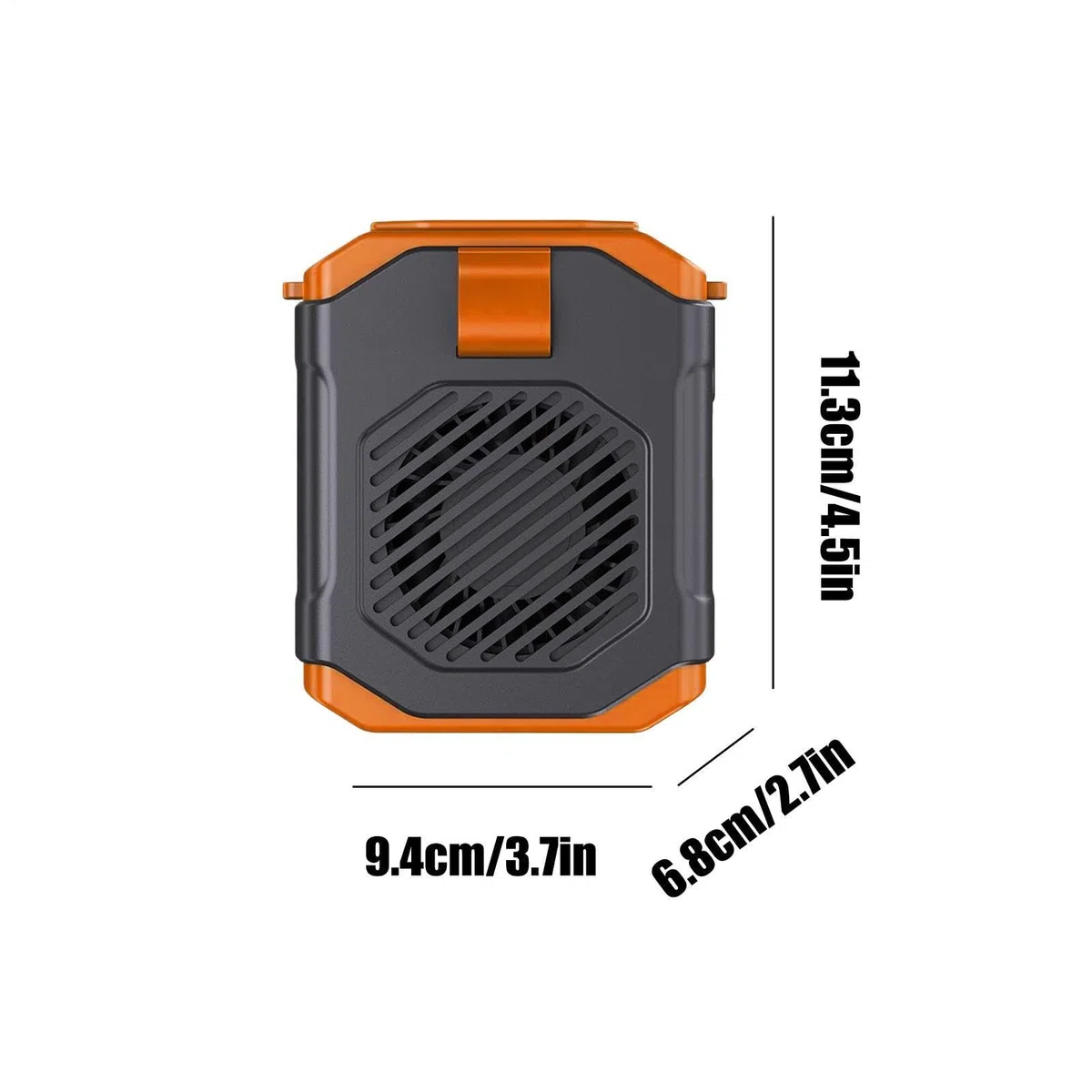 Genérico Ventilador Clip Cinturón | 5 Velocidades,Ventilador Cinturón Vestible,Para Mujeres Hombres Viajeros Excursionistas Jardineros Visitantes Parques Camping Picnic Concierto Pesca Ciclismo