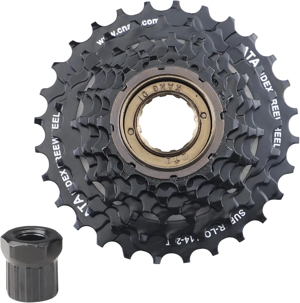 ZUKKA Bicicleta Freewheel, 6/7 velocidades, cassette de 14 a 28 velocidades, piñón para dientes, piñón dentado para bicicletas de montaña, bicicletas de carretera, plegables, parte de bicicleta MTB,