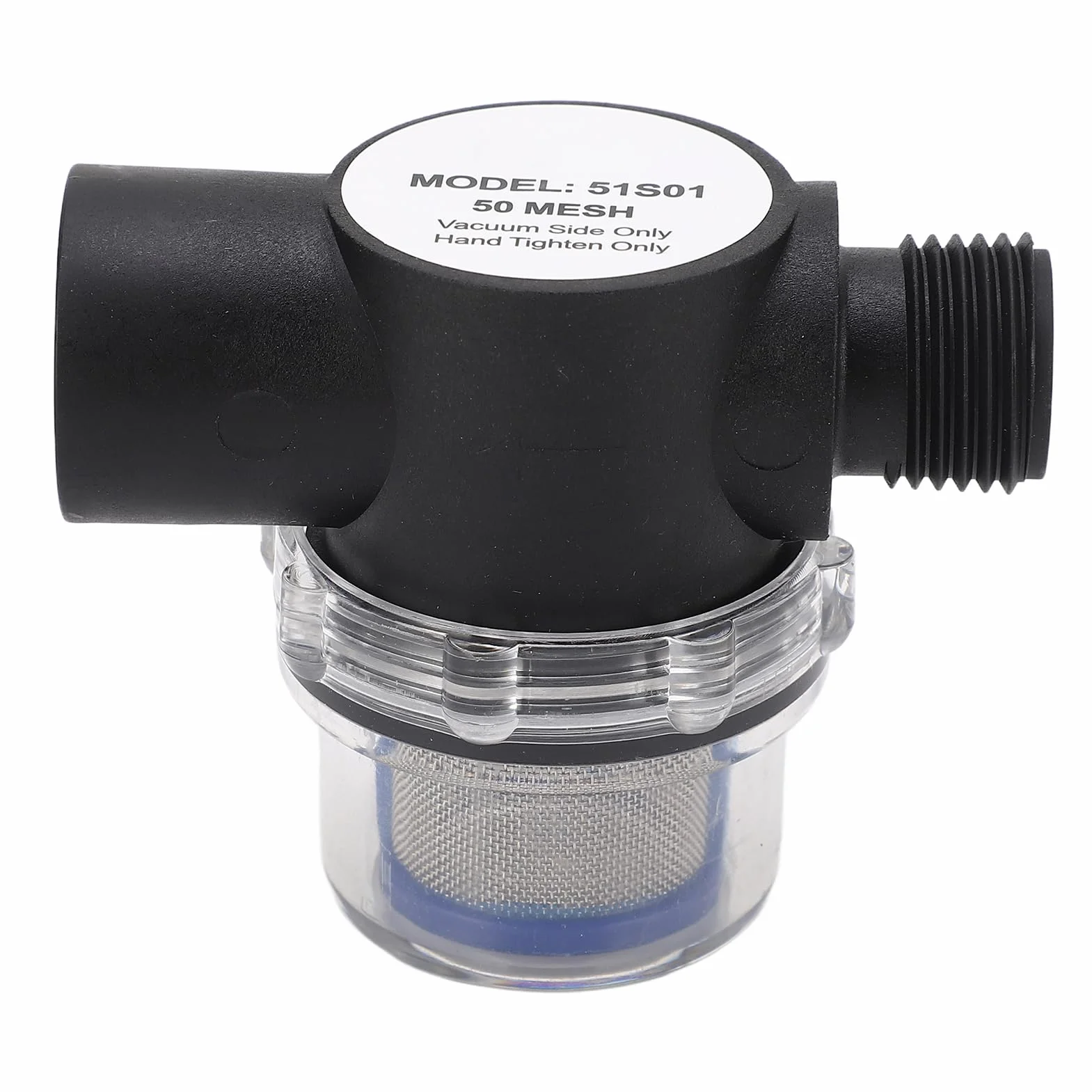 Filtro de Bomba de Agua 1/2 Pulgadas 14 Rosca Hembra en Línea Filtro de Pulverizador Giratorio para Bomba de Agua RV Marine 50 Pantalla de Malla Filtro de Agua