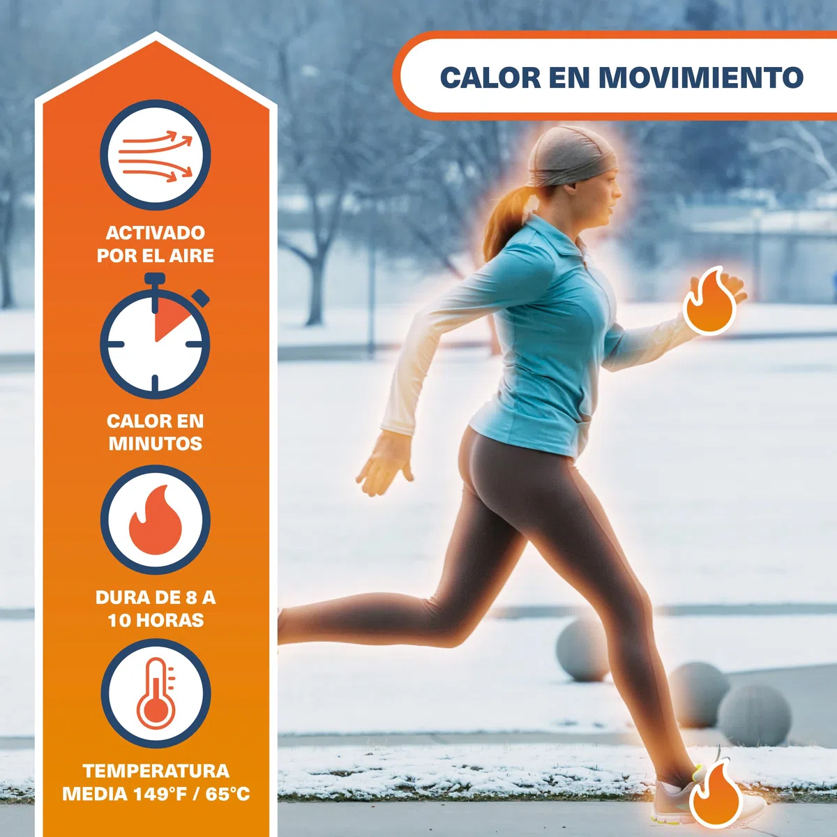 Bramble - Pack Variado de Calentadores de Manos y pies - Calentadores de Bolsillo para Manos y Dedos Adhesivos - Activados por Aire y sin olores - hasta 10 Horas de Calor