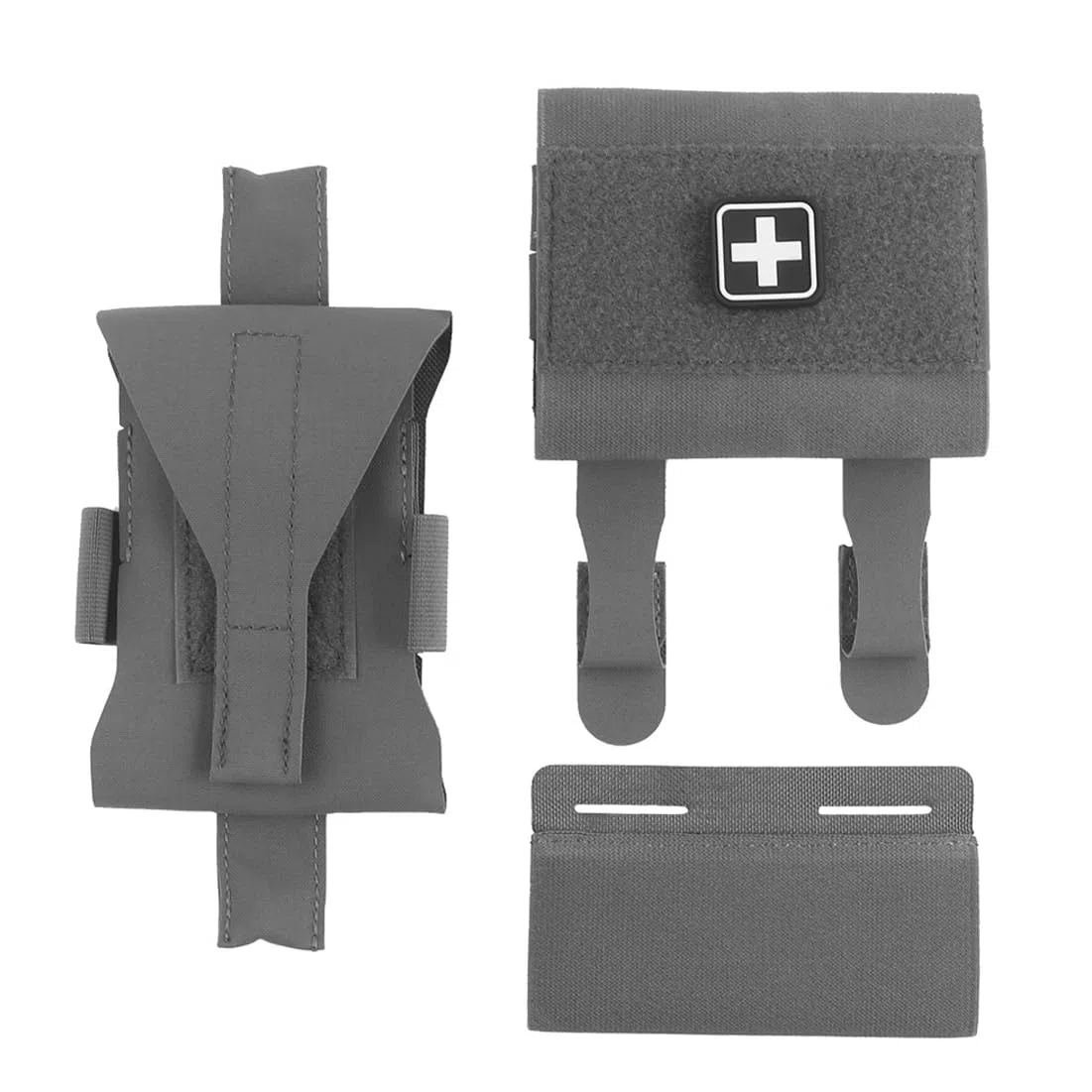Micro Trauma Kit Bolsa IFAK Bolsillo de Almacenamiento con Soporte para torniquete Hamaca para cinturón táctico MOLLE EDC Bolsa de Primeros Auxilios médicos