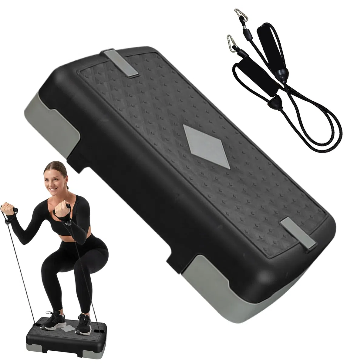 Step De Fitness | Plataformas Multifunción Antideslizantes Para Entrenamiento De Piernas,Plataforma Antideslizante Versátil Para Gimnasio En Casa Y Deporte Para Hombres Y Mujeres