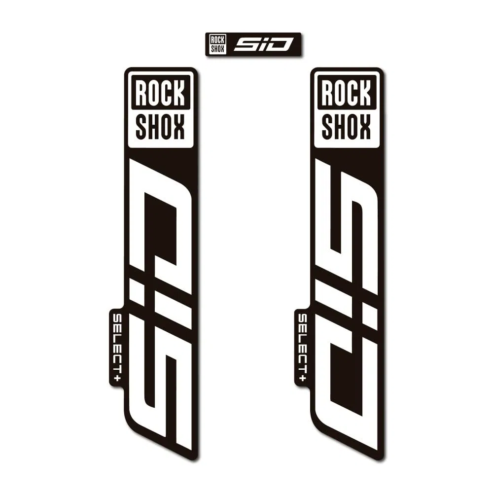 STAR SAM Pegatinas Compatibles con horquilla bici Rock Shox Sid Select + 2020 Blanco 1 CMT