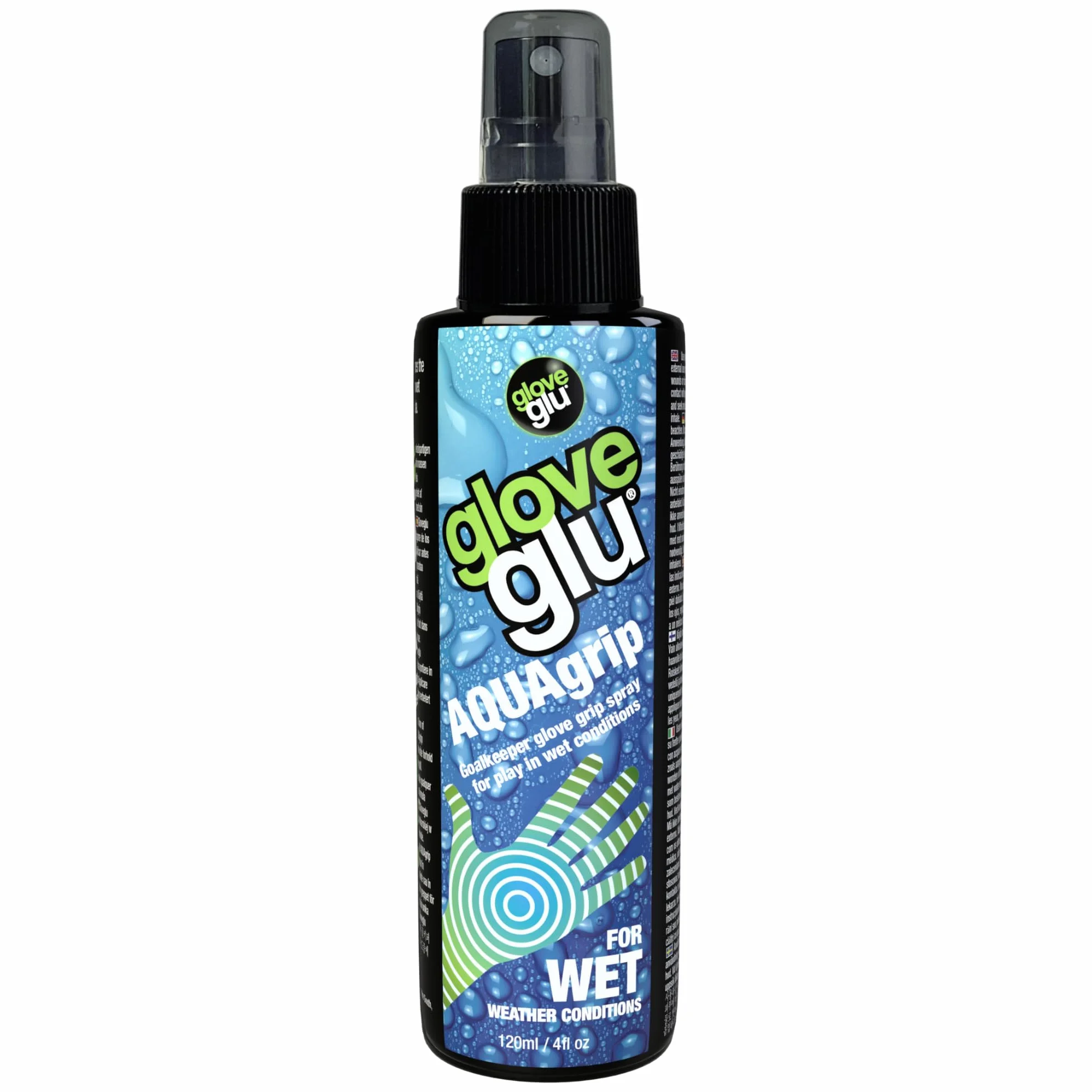 gloveglu AQUAgrip Goalkeeper Glove Spray 120ml - Perfect For Goalkeeping Gloves in Wet Conditions