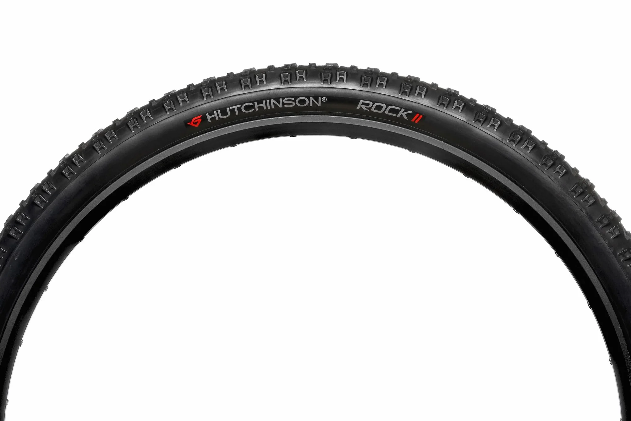 Hutchinson - Rock II - Neumático MTB/Leisure - Resistente a los pinchazos - Evacua el Barro - Talones rígidos - Negro - Tipo de Tubo