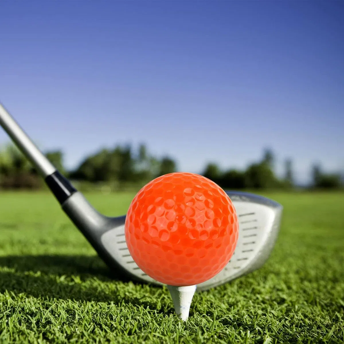 Crestgolf Pelota de Golf de Colores Mezclados para Campo de Prácticas - Six Color para Su Elección