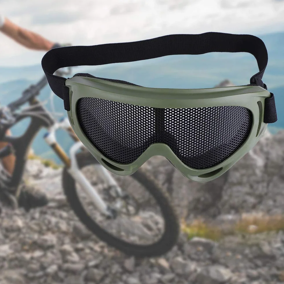 Drfeify Gafas Deportivas de Malla, Gafas de Malla Airsoft, Gafas Deportivas Airsoft para Paintball Al Aire Libre, Juego de Guerra, Tiro, Ciclismo
