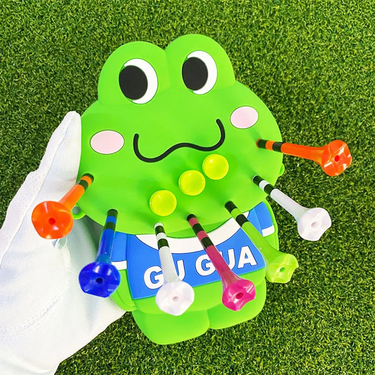 Bolsa de té de golf – Almacenamiento de té de golf en diseño – Organizador para pelotas de golf y bonito soporte de accesorios para golfistas masculinos para guardar golf entrenamiento y