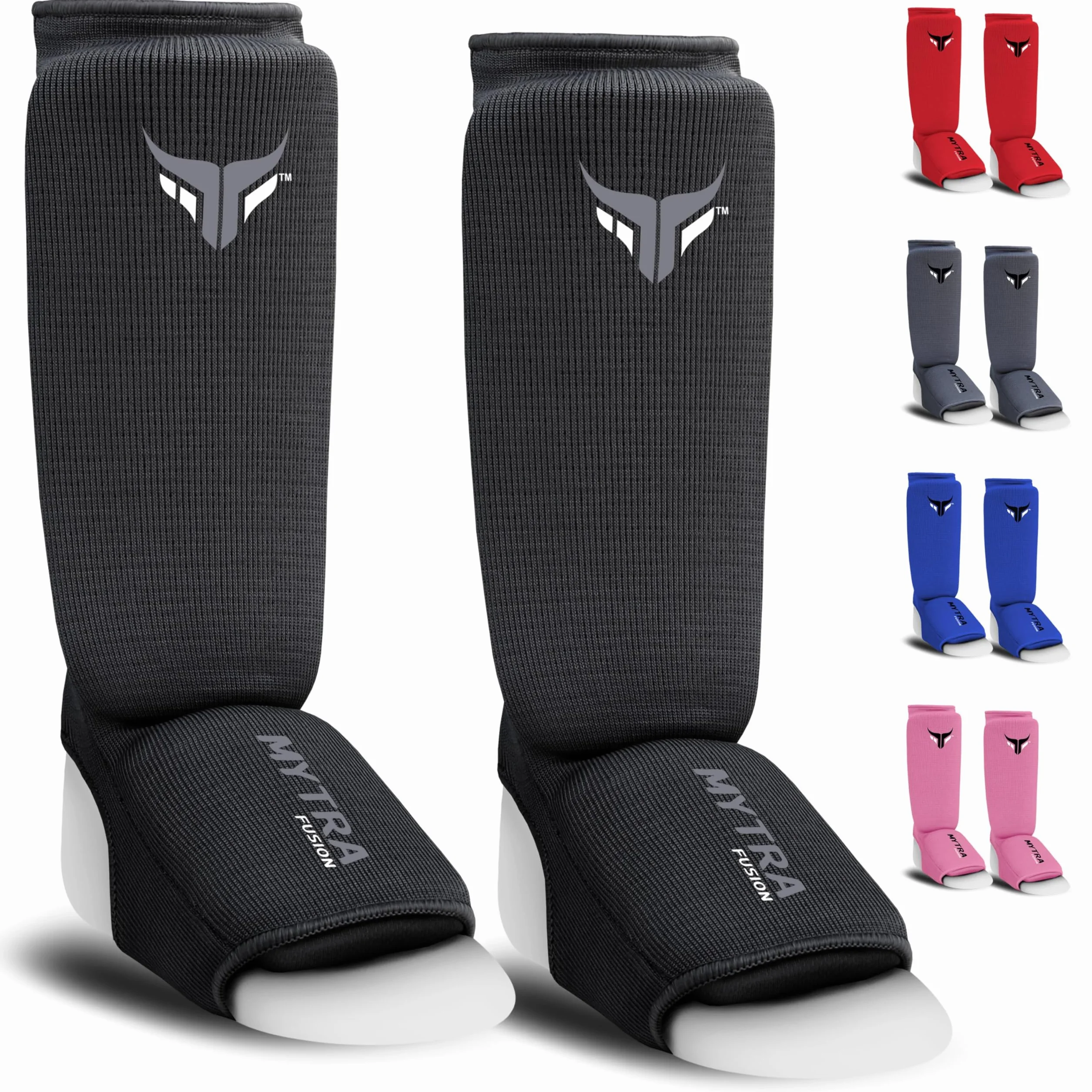 Espinilleras Kick Boxing Ligero Protector Estirable Acolchado Entrenamiento Muay Thai MMA Niño