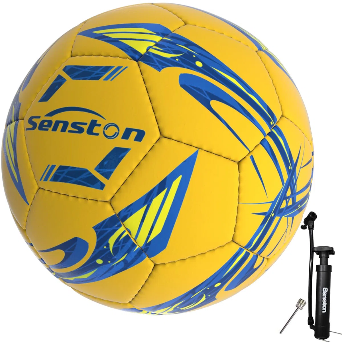 Senston Balon de Futbol Tamaño 5 Balones de Futbol Training Balón Balones de Fútbol de Entrenamiento