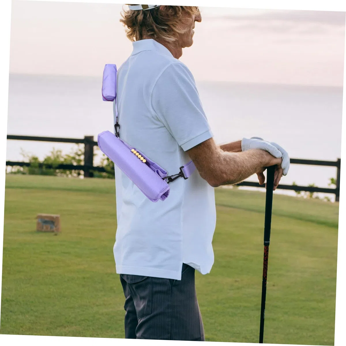 Bolsa Portátil de Golf para Hombres y Mujeres Diseño Compacto de Poliéster, Fácil de Llevar Agarre para Práctica y Viaje