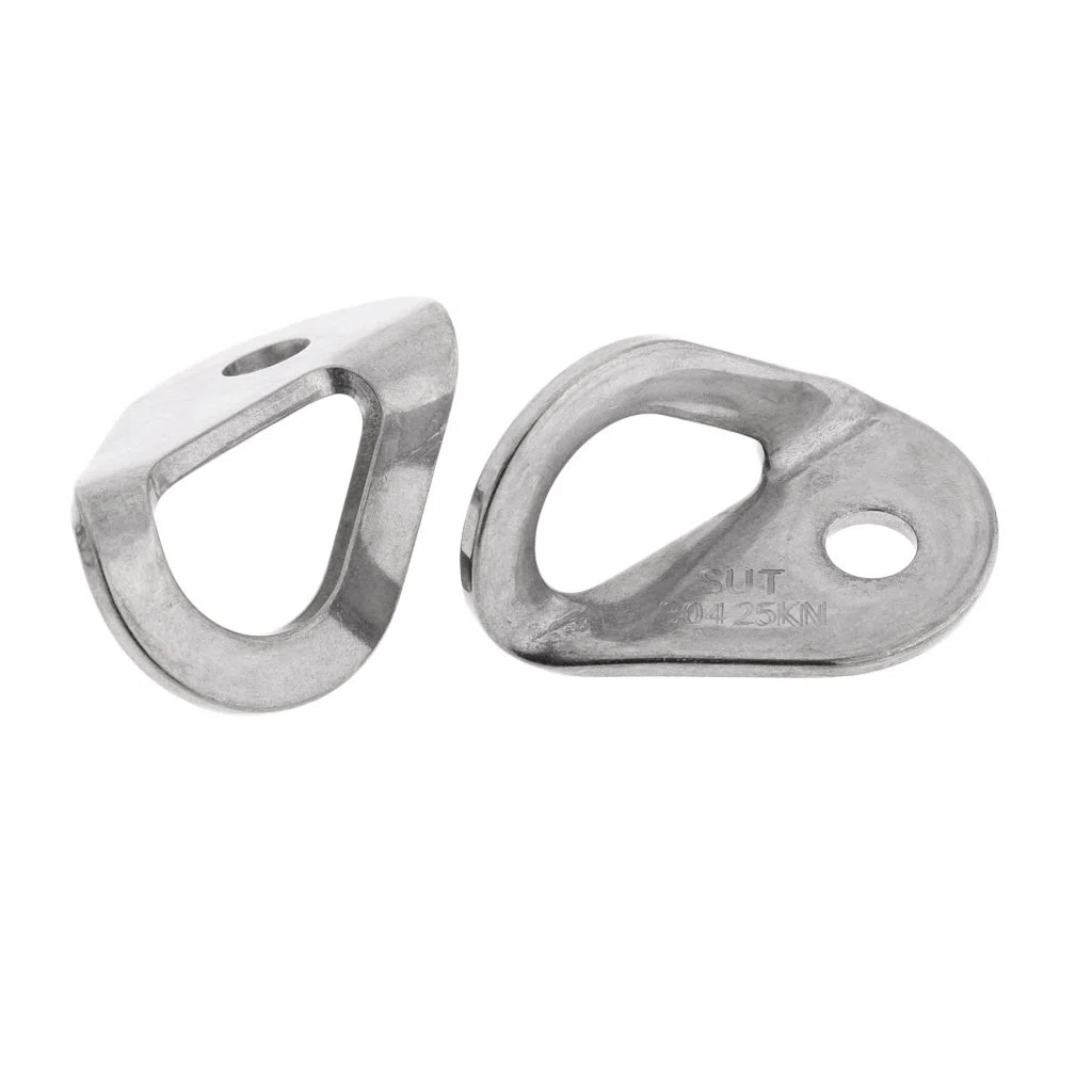 Gazechimp 5 Pedazos de Escalada de Roca Pernos Perchas Colgante de 10mm 25KN/5600Lb Mosquetones