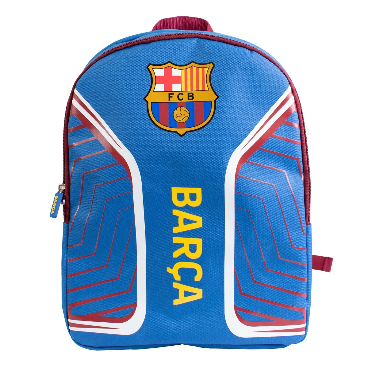 Hy-Pro Mochila grande con licencia oficial del FC Barcelona Flash | Barca, ligera, mochila, escuela, trabajo, regalo, para niños y adultos, Blue, Large