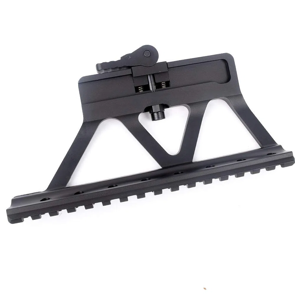 ACEXIER Quick Detach QD AK Montaje de Alcance de riel Lateral de Pistola con Montaje de riel Lateral Picatinny para AK 47 AK 74 Negro