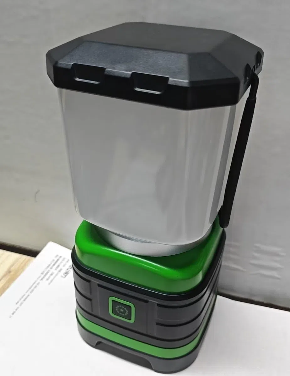 EXTRASTAR Linterna de Cámping 260 lúmenes, Lámpara de Cámping con Pilas, Luz de Cámping 2 Modos de iluminación, para Cámping, Senderismo, Pesca, Cortes de Energía