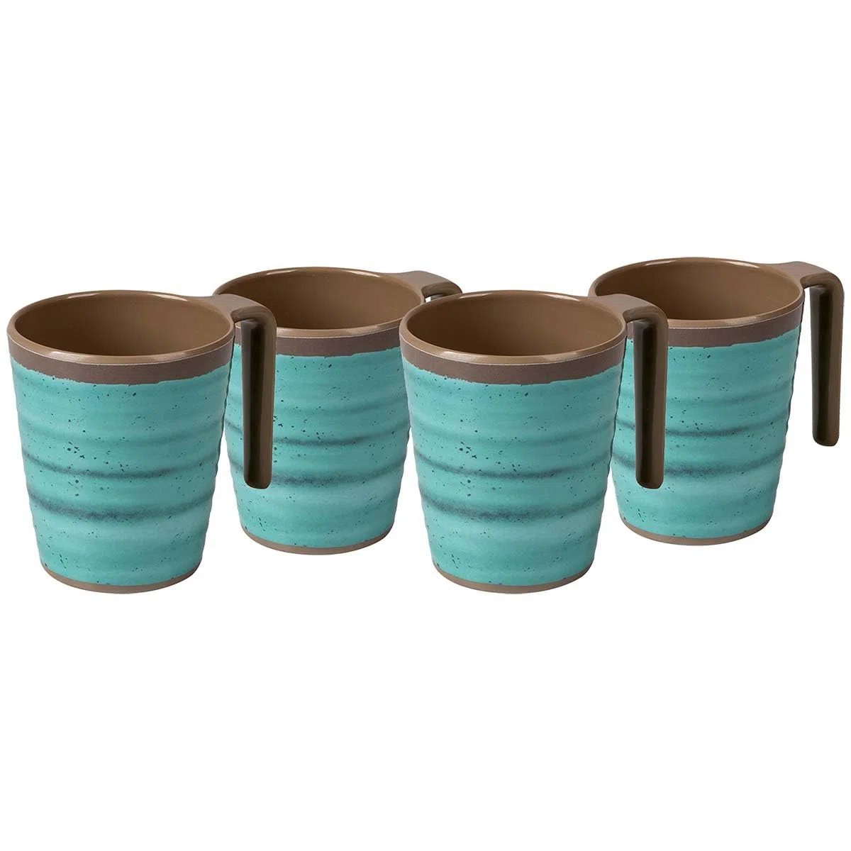 Bo-Camp - Taza - Halo - L - 4 Piezas - Aqua