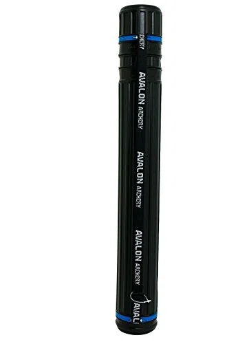 Avalon Tiro con arco negro telescópico flecha tubo con correa para el hombro