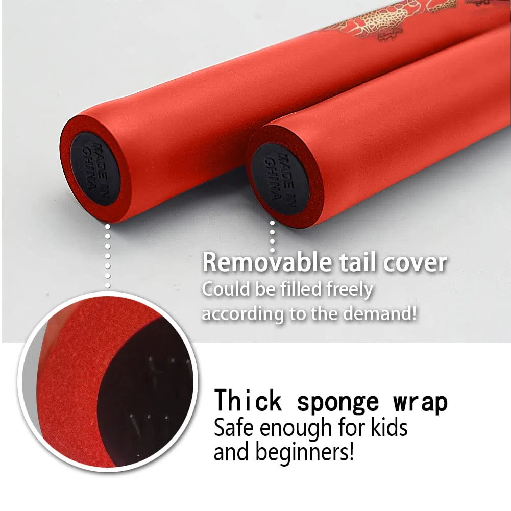 2Pack Nunchakus de Espuma Entrenamiento Práctico Nunchucks de Artes Marciales Nunchakus para Niños Adultos y Principiantes,2 Entrenamiento Portátil Artes Marciales Nunchakus de Espuma