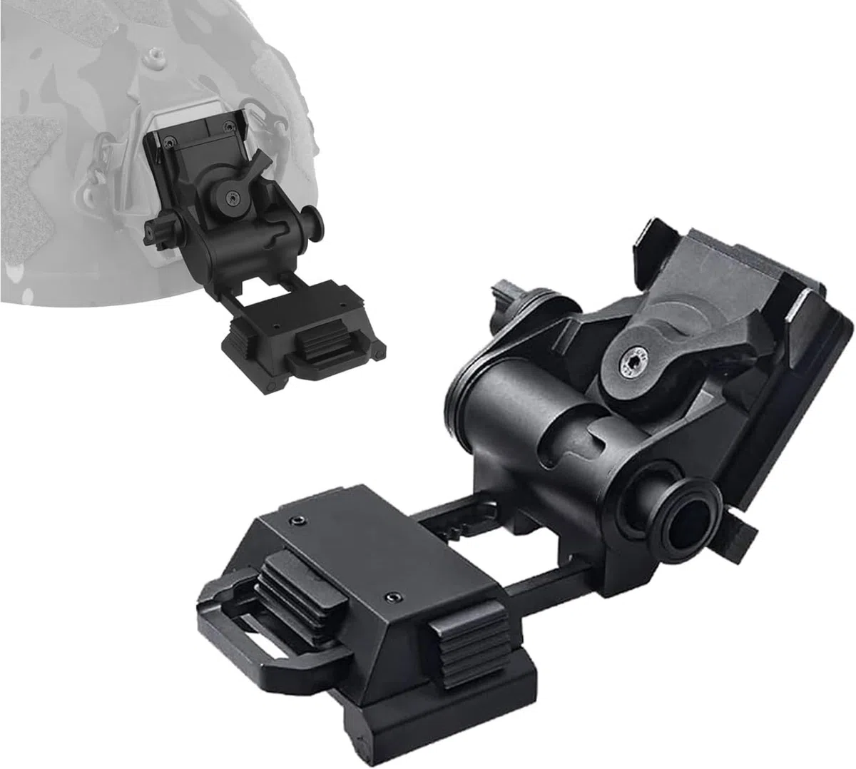 Soporte de accesorios de casco, soporte de casco para dispositivo de visión nocturna, soporte NVG, con botón de liberación rápida, para L4G24