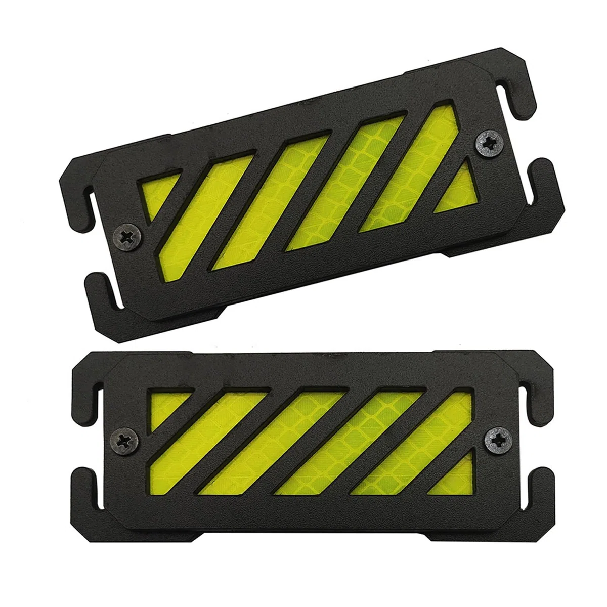 Juego de 2 parches de advertencia tácticos Molles reflectantes, herramienta para exteriores, fácil de usar