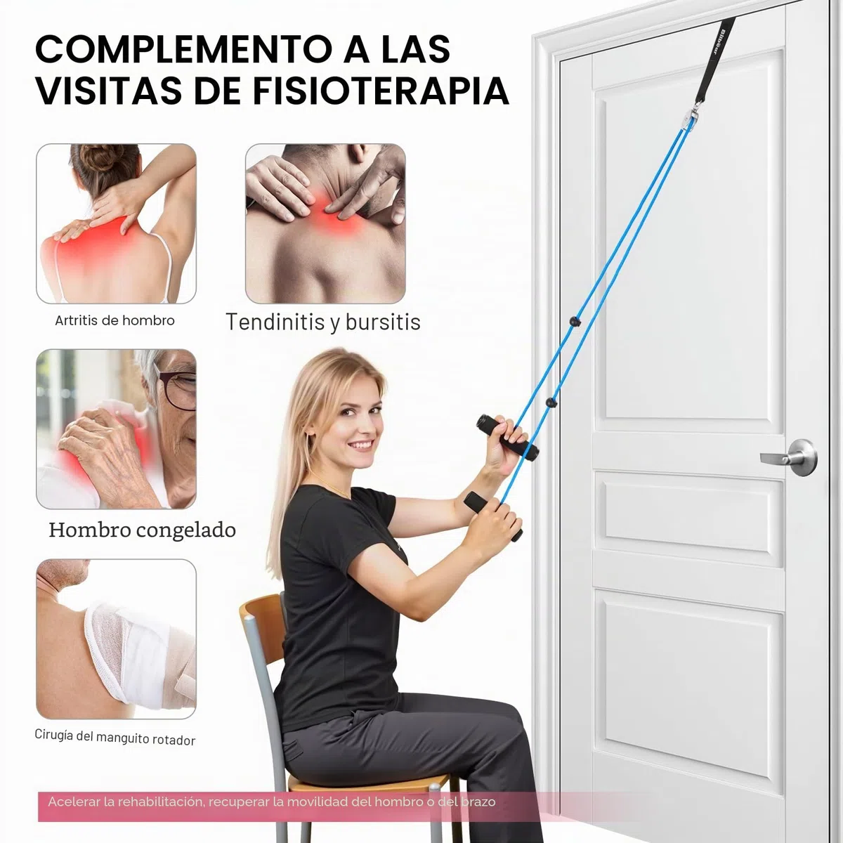 poleas rehabilitacion hombro para fisioterapia,poleas para ejercicios rehabilitación hombros,poleas para ejercicios rehabilitación brazo,aliviar el hombro congelado