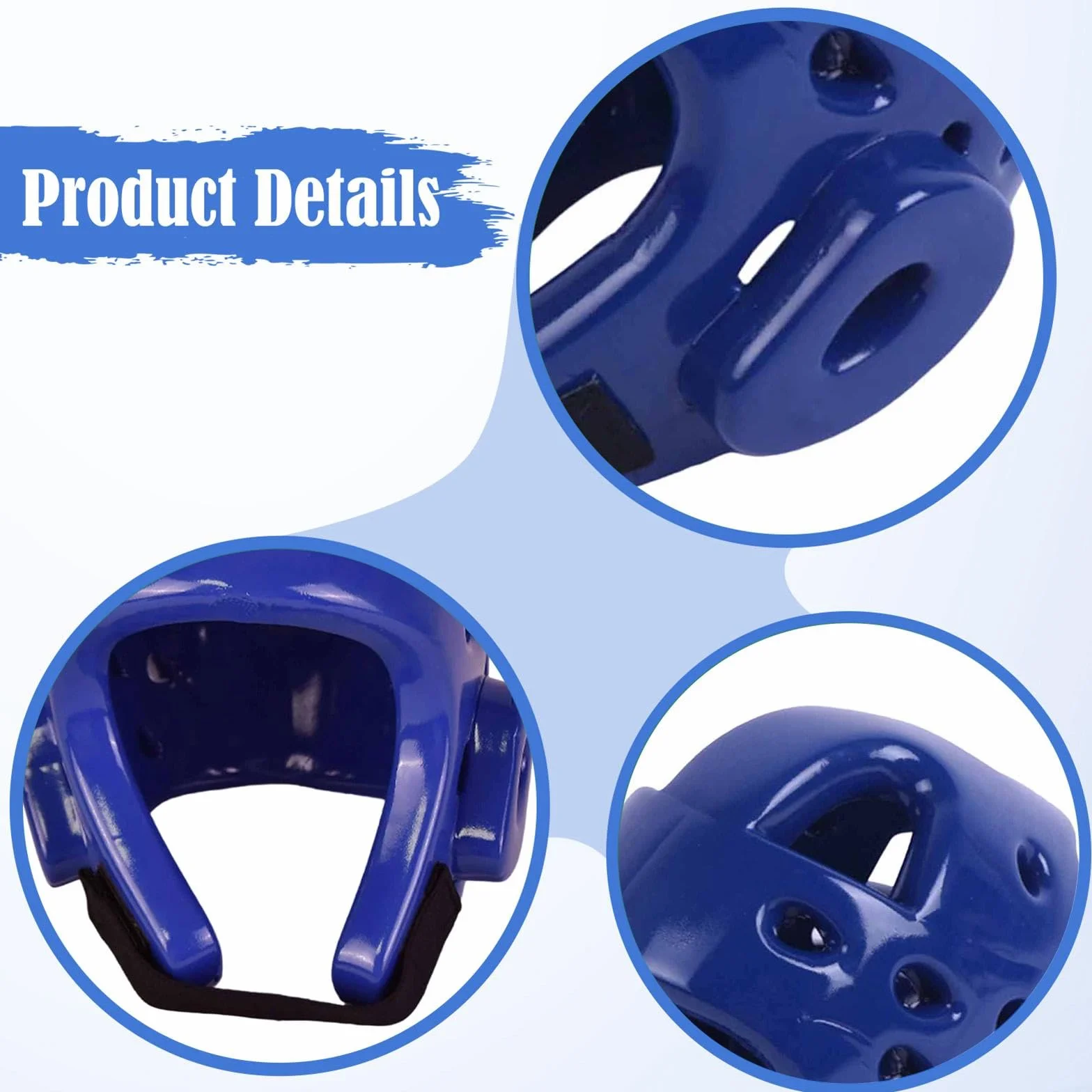 Perfeclan Casco de Karate para niños, Protector de Casco de Taekwondo, Suministros de Lucha, de Karate, Taekwondo, Transpirable, MMA, para niños y niñas