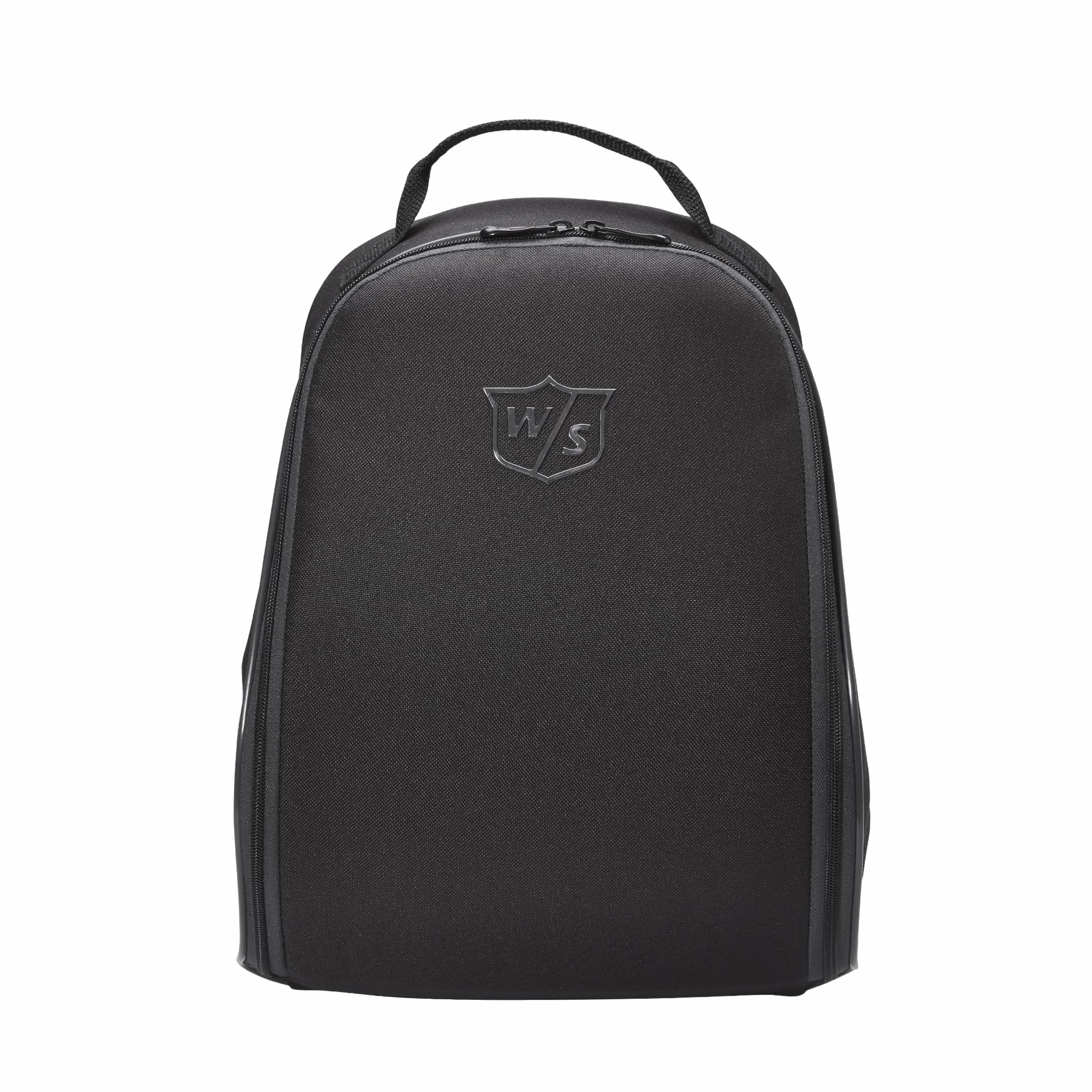 Bolsa de Zapatos Wilson, W/S, Bolsa de Golf para 1 par de Zapatos, Accesorios de Golf para Hombres y Mujeres, Negro
