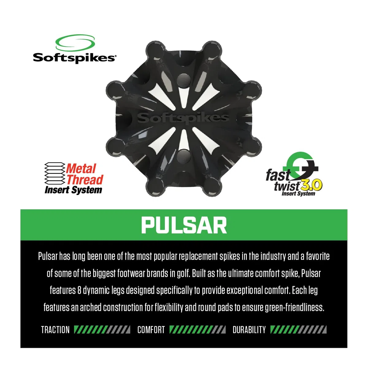Soft Spikes Pulsar – Tacos para Golf Fast Twist Value Pack