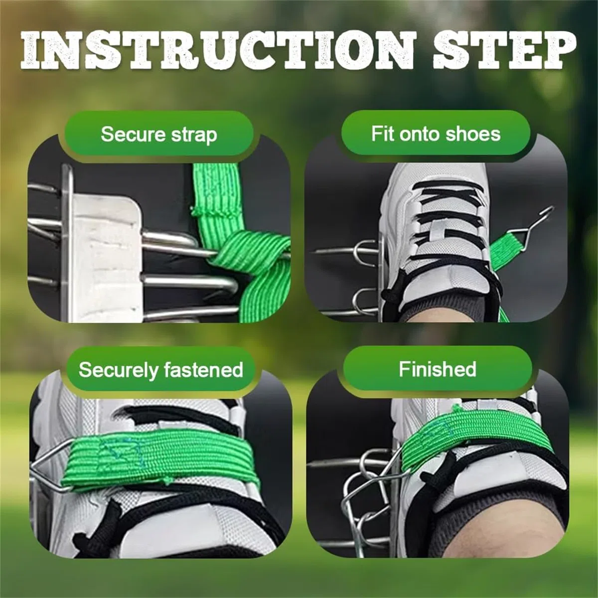 Juego de zapatos antideslizantes para trepar árboles al aire libre, pinchos para trepar árboles, equipo portátil para trepar árboles para trabajar en árboles, ideal para caza, recolección, tala