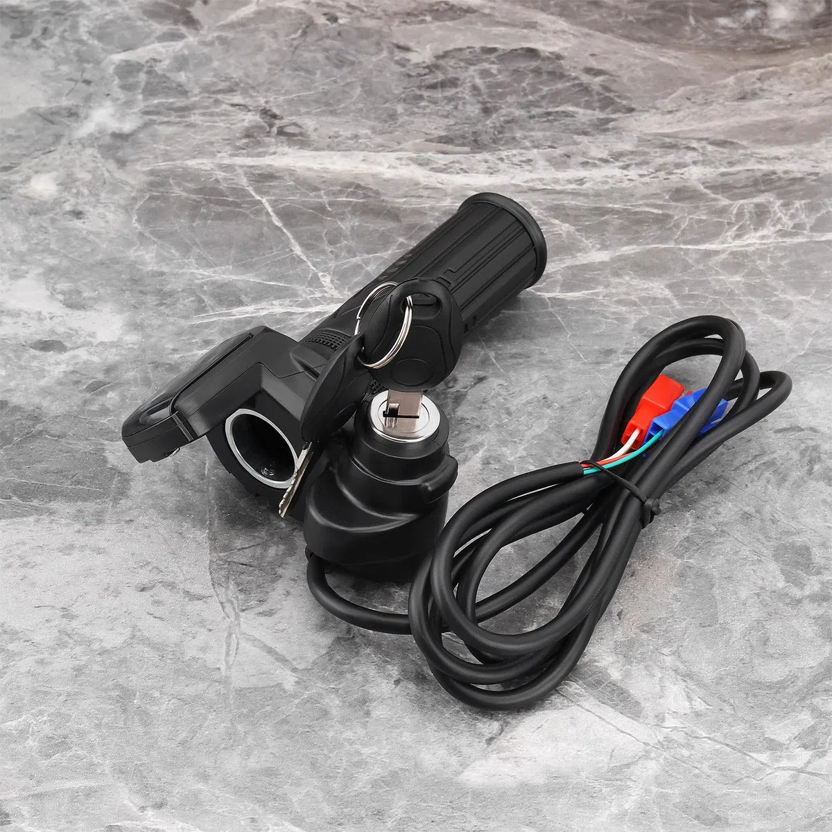 SG Store 1 Juego de Empuñaduras para Bicicleta Eléctrica con Pantalla LED A Prueba de Agua Y Llaves Adecuadas para Bicicletas Eléctricas Scooters Triciclos Y Otros Vehículos Eléctricos