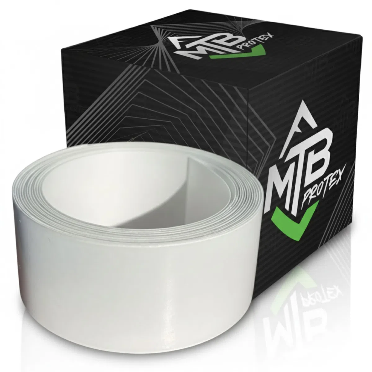 Cinta de protección de marco de bicicleta de 25 mm – Cinta de helicóptero autoadhesiva – Brillo transparente – Diseñado y fabricado específicamente para proteger tu bicicleta de astillas, arañazos y daños de grava