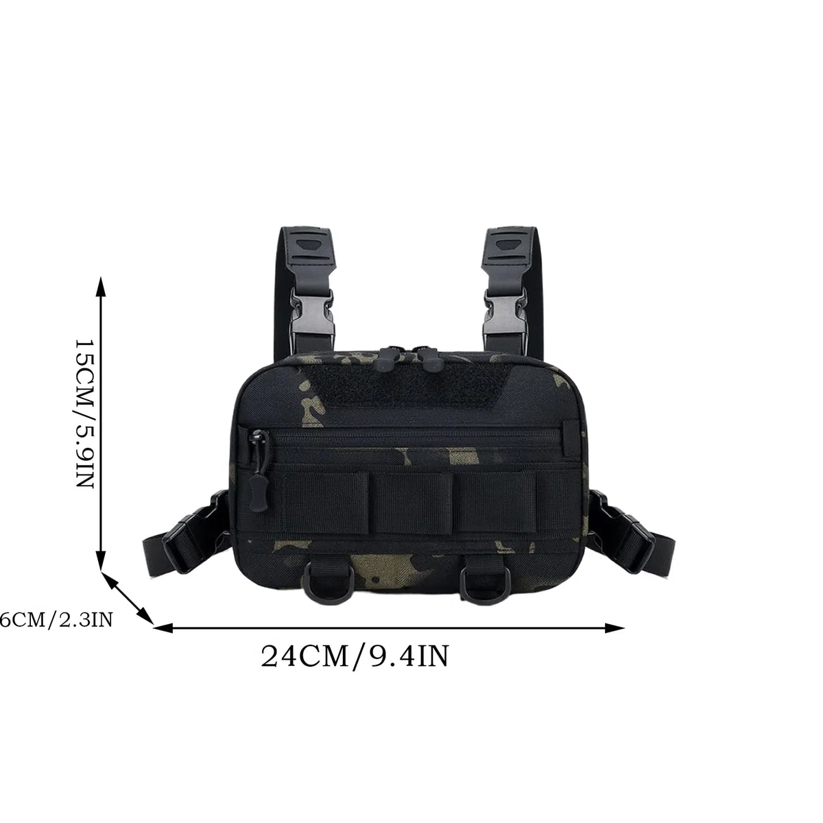 Bolsillo en el pecho para hombre - Bolsa de pesca impermeable de gran volumen para hombres | Estuche ligero portátil para herramientas gadgets gafas de sol tarjetas clave, color, ver