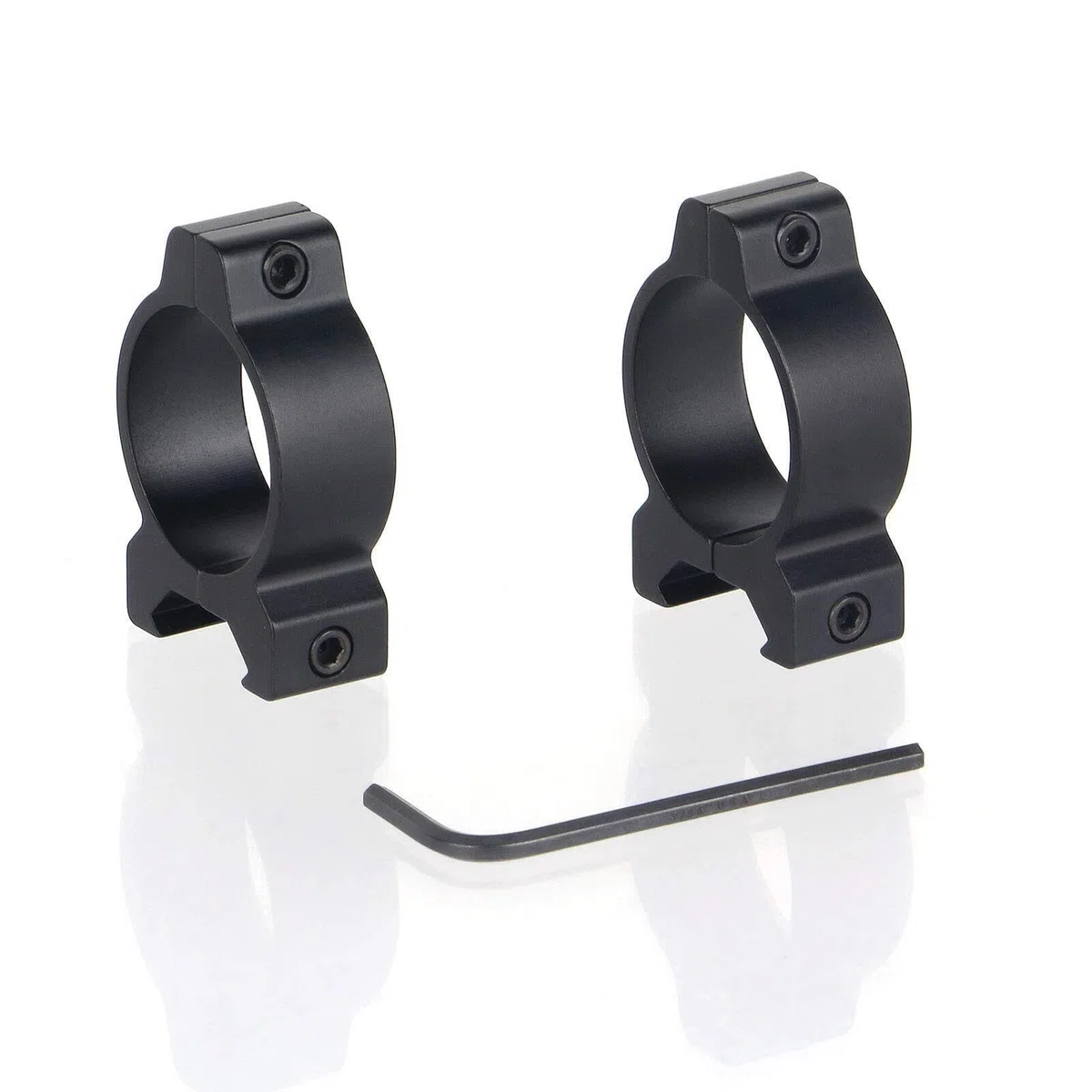 Bases De Aluminio Estilo Picatinny Y Anillos De Montaje En Riel, Adaptador Táctico De Anillo Bajo De 30mm For Ranura Cruzada Weaver