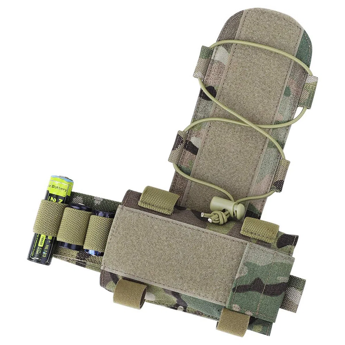 KRYDEX MK1 - Funda de batería para casco táctico con gancho Multicam