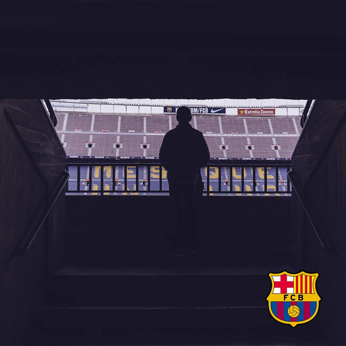 Saco Deportivo Cierre de Cordones de F.C. Barcelona 1ª Equipación 20/21, 350xx450mm