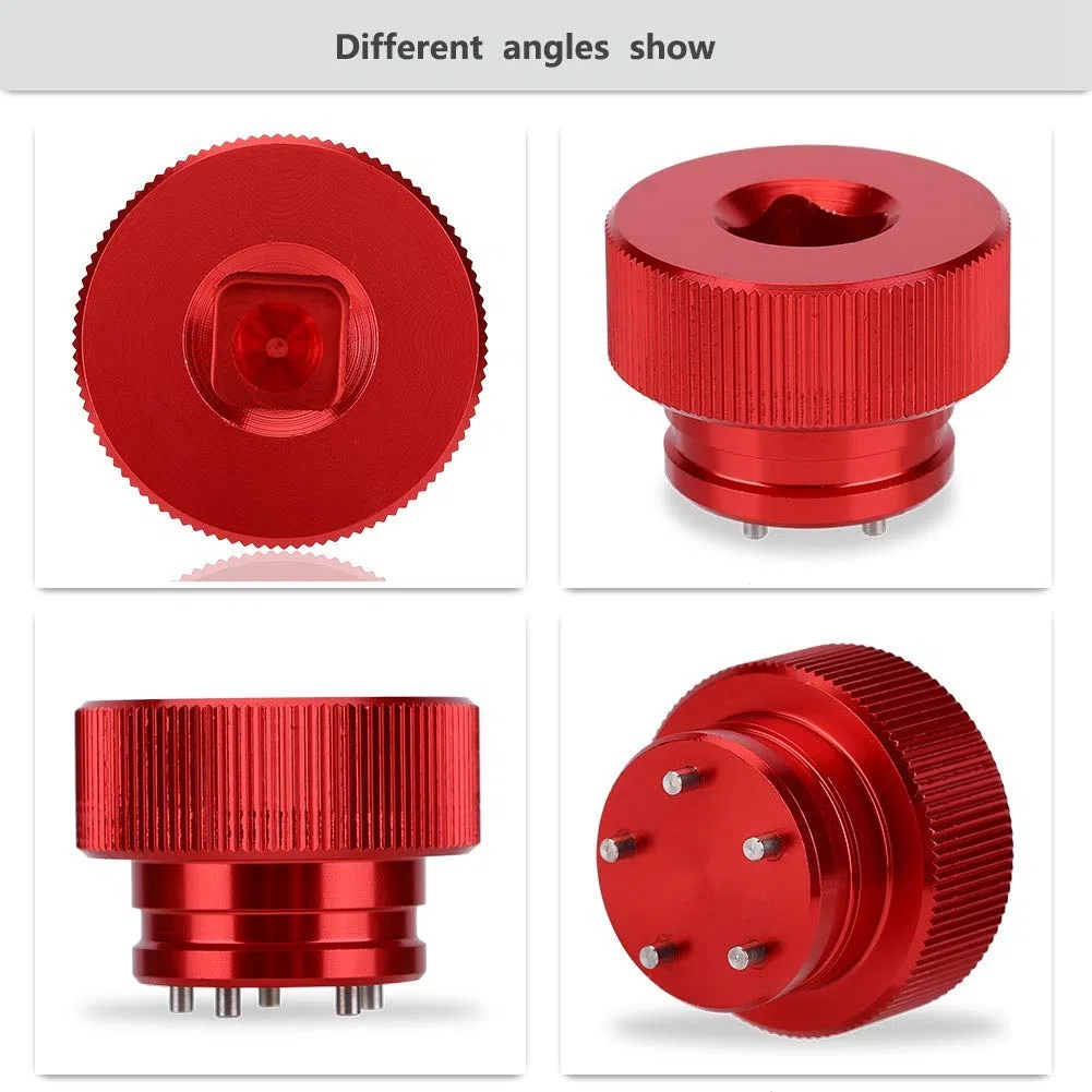 Herramienta de Llave de Peso de Putter, Herramienta de Peso de Aleación de Aluminio, Llave de Tornillo de Golf para Putters (rojo)